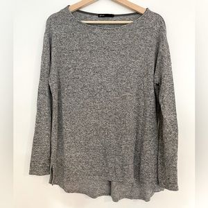 🍁Gibson Heather Grey Drop Shoulder Sweater